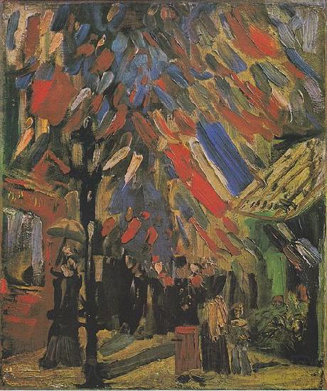Vincent Van Gogh The 14th July in Paris